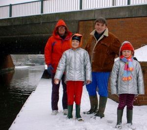 My family in Retford, the year before we moved to New Zealand