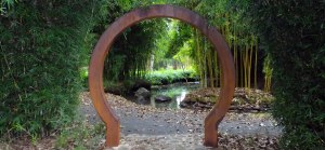 Chinese Archway, Taitua Arboretum, Hamilton, New Zealand